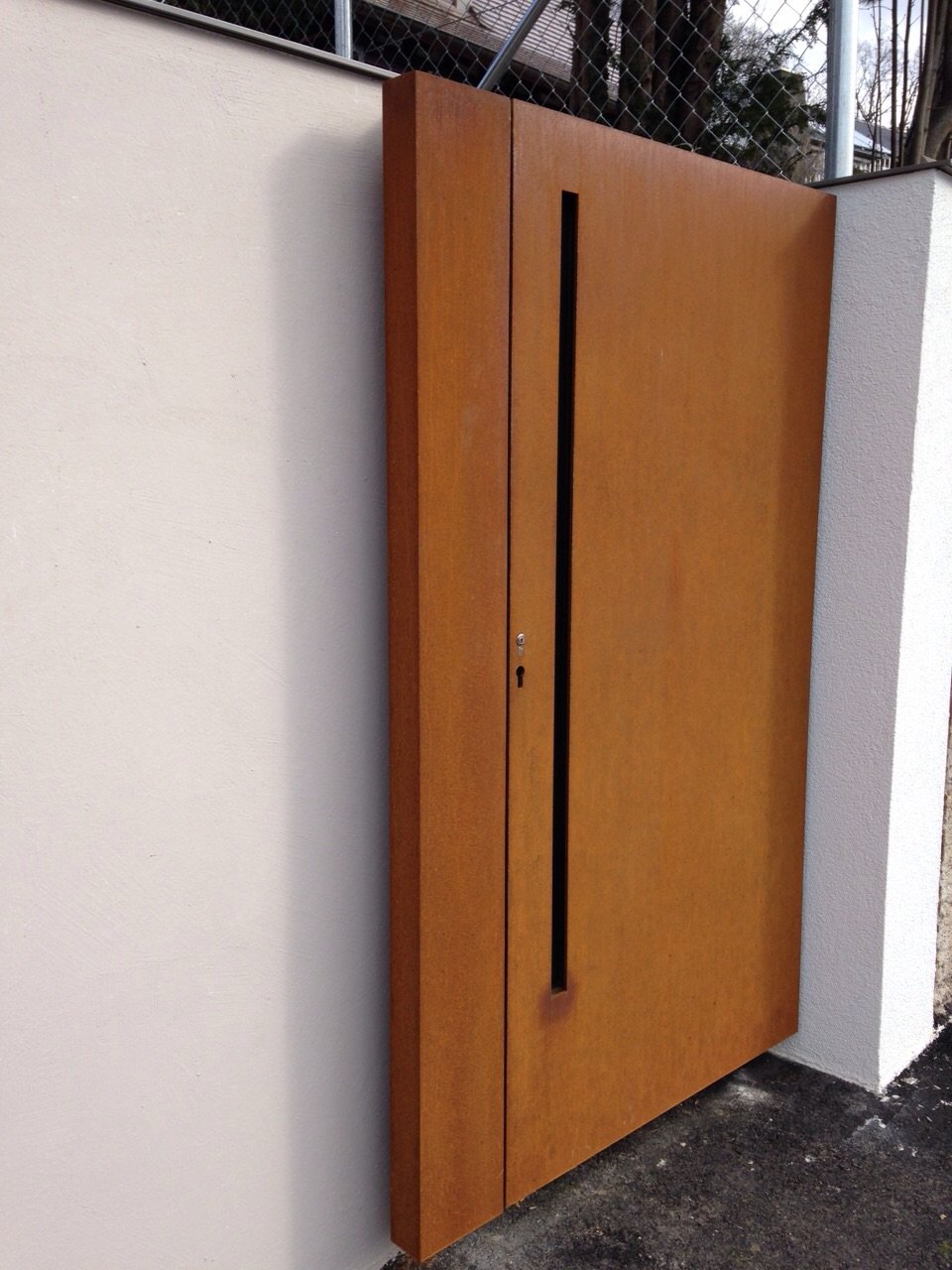 Corten Toranlage