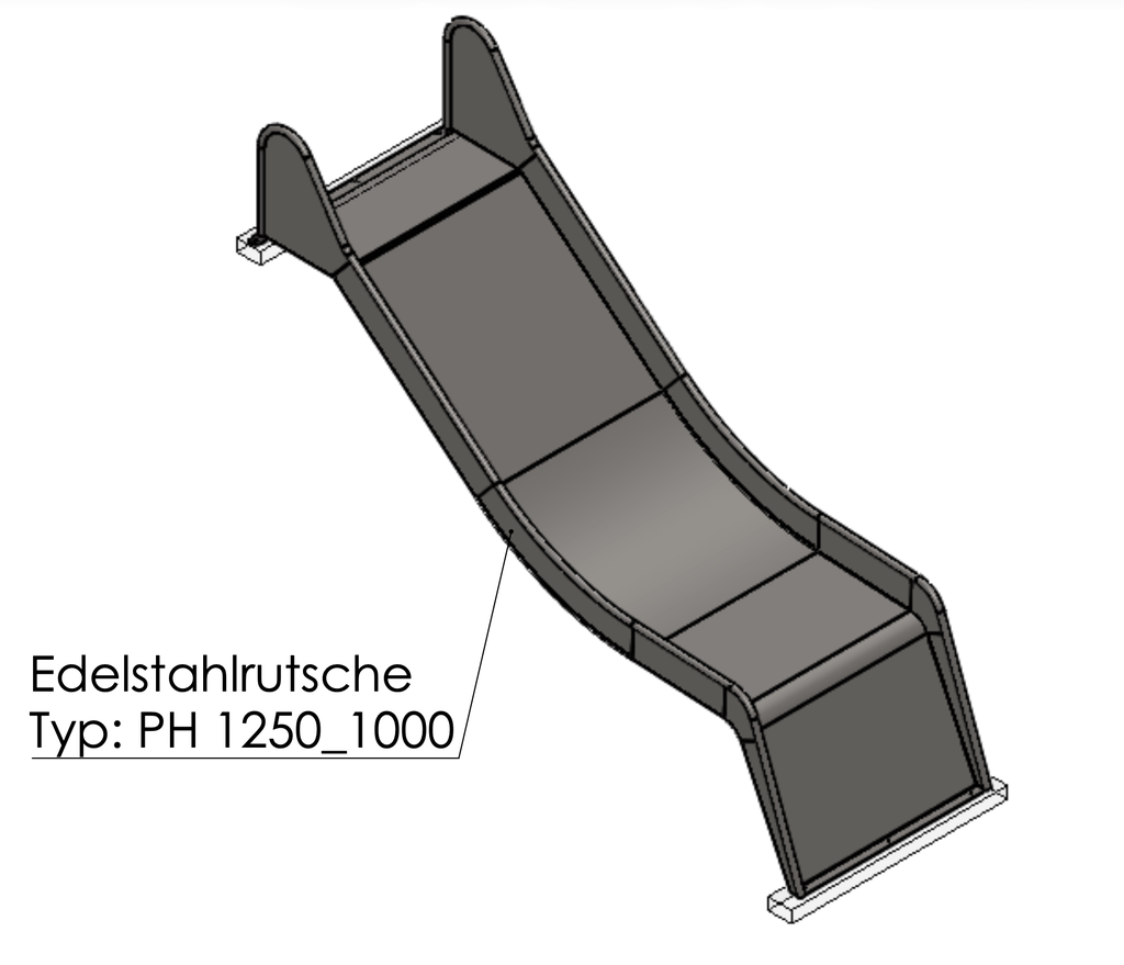 Hangrutsche 0,9m Breite